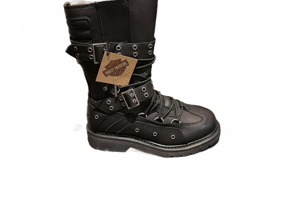 NEW HARLEY DAVIDSON women's uplift riding boots in black
